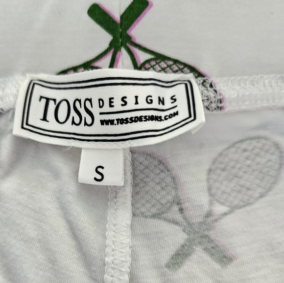 Toss Designs Tennis Racket Pajama Pants - Picture 6 of 7